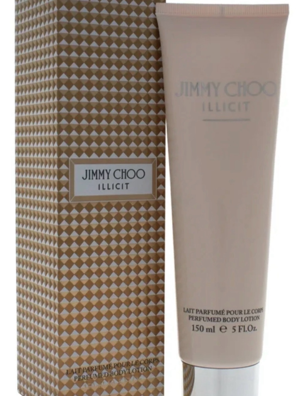 Jimmy Choo Illicit Metallic Gold Textured Box